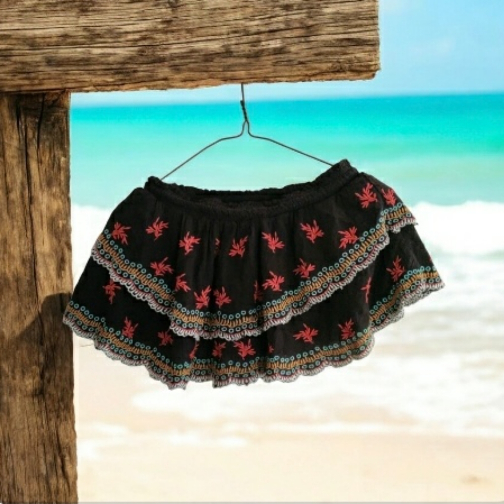 Free People Ruffle Tube Top or mini skirt size M